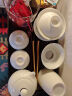 苏氏陶瓷（SUSHI CERAMICS）翡翠玉功夫茶具套装羊脂玉陶瓷三才盖碗青瓷泡茶壶茶杯大套礼盒装 实拍图
