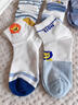 浪莎儿童袜子夏季纯棉薄款网眼透气抗菌船袜中短筒袜子卡通短袜男孩 【抗菌呵护纯棉网眼混色】 5双 均码 【9-12岁】脚长18-20CM 实拍图