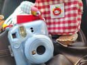 富士（FUJIFILM）instax  mini12 一次成像 立拍立得相机 mini12 绣球蓝 套餐三（官方标配+白边相纸40张） 实拍图