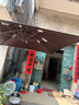 藤朝家具（Teng chao jia ju）藤朝户外遮阳伞庭院伞大太阳伞罗马伞室外露台花园摆摊户外伞 抗风双杆款|3米+400斤水箱 实拍图