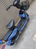 预米新国标电动车超长续航电瓶车工厂直销电动自行车男女成人学生通勤代步锂电动车 蓝色【品牌电池 全国联保】 【铅酸】原厂12AH-续航约80里 实拍图