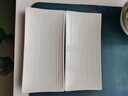 润华年寿司盘子长方形盘子陶瓷日式白色创意西餐甜品餐具点心长条盘 条纹长方盘子-10英寸2只装 实拍图
