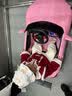 沃米特儿童电动车四轮可坐人带遥控驾驶婴幼儿电动汽车小孩宝宝驾驶童车 樱花粉：大电瓶+蓝牙+摇摆+遥控 实拍图