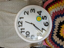 康巴丝（Compas）14寸挂钟立体创意客厅挂表石英钟现代时钟表 2641白色 实拍图