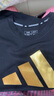 阿迪达斯 （adidas）2025新款短袖儿童T恤夏季户外运动休闲百搭短袖 黑+金  152 实拍图
