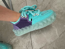 OETZI冰人奥兹 男鞋丑萌网面透气帆布鞋女情侣百搭果冻大头丑鞋 天蓝色/蓝紫色T23120142 36 晒单实拍图