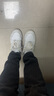 彪马（PUMA）经典复古透气小白鞋男女情侣同款官方休闲百搭板鞋384953 白-白-银色-02 38.5 实拍图