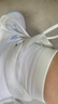 海澜之家袜子男士袜子纯棉100%纯棉袜子男中筒男袜抗菌透气短袜男纯棉长袜 白/白/白/白/白/白-抗菌 6双 均码 实拍图