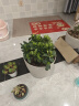 农宝北欧简约仿水泥花盆树脂塑料自吸水懒人大花盆控根轻奢 口径28cm 实拍图
