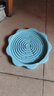 暖水壶垫防漏水托盘家用暖瓶垫防污垢保温热水瓶杯垫隔热垫 热水壶垫子 蓝色-1个 实拍图