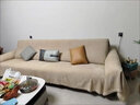 高级轻奢2025新款沙发盖布四季通用防滑防猫抓万能全包沙发巾坐垫 【防滑加厚】伊雅-深灰色 180*130cm 实拍图