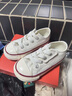 匡威（Converse）童鞋低帮儿童帆布鞋经典款1970S男婴童鞋新款女宝宝魔术贴布鞋 白色 22 【建议脚长13cm】 实拍图