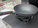 日本极铁锅不粘锅家用炒锅电磁炉燃气灶专用炒菜锅无涂层熟铁锅 【极铁不沾·免开锅】赠锅盖 32cm 实拍图