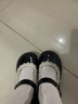 芭比童鞋春秋皮鞋女童英伦风公主鞋演出鞋学院风单鞋DA5825 黑色 29 实拍图