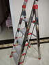 添禧 梯子家用不锈钢折叠人字梯加厚室内楼梯多功能伸缩爬梯 不锈钢加宽加厚16CM五步 实拍图