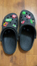 卡骆驰crocs洞洞鞋贝雅男鞋女鞋轻便耐磨一脚蹬拖鞋休闲鞋|10126 黑色-001 39 (240mm) 实拍图