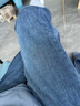 京东京造牛仔裤男超弹运动男士休闲裤四季舒适百搭裤子春夏 深蓝色 35 实拍图
