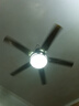 钻石牌（DIAMOND）风扇灯吊扇灯led客厅带灯吊扇北欧现代简约变频电风扇三色变光WY 52寸五叶【节能变频】6档双控 实拍图