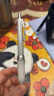 三菱（uni）按制圆珠笔金属杆原子笔中油笔软胶笔握 低重心白胶银杆 SXN-1000 0.7mm黑色 实拍图