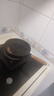 小幸福鑄鐵（KITCHEN LITTLE HAPPINESS KITCHEN）小幸福木柄加深平底锅纯铸铁无涂层加厚生铁汤锅养生老式家用铁锅 木柄加深27cm平底锅+玻璃盖 实拍图