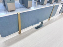 沃霖 E0轻奢办公桌椅现代办公桌办公室办公桌工作台环保高级屏风工位 1.4米双人位+椅子加厚升级款_2 常规 实拍图