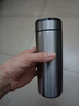 希诺保温杯男士不锈钢泡茶杯子商务办公车载水杯XN-5608A本色 460mL 实拍图