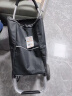 匠者折叠购物车便携轻便铝合金手拉车购物小拖车家用拉杆买菜车小拉车 黑色两轮款铝合金购物车升级款 实拍图