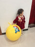羊角球儿童感统训练蹦蹦球幼儿园宝宝健身跳跳球充气骑坐弹跳玩具 加厚45cm红色熊猫【材质/强承重 实拍图