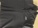 李宁速干短袖polo衫商务男女衬衫2026夏季 宽松透气T恤翻领休闲运动薄 黑色 速干透气轻薄 M 建议115-130斤 实拍图