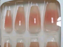 美肤语美甲贴片穿戴甲(闪钻猫眼)长款假指甲果冻胶可拆带工具MF8249 实拍图
