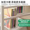 霓峰可移动书架置物架落地零食架幼儿宝宝多层客厅收纳架绘本书架书柜 （4+1）层书架60CM【简约款】 实拍图