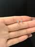 IDC【轻奢礼物】人工培育钻石 经典六爪耳钉PT950铂金皇冠耳饰送老婆 PT950铂金【D色/VVS/3EX/上海IGI证书】 共1克拉【单只50分】 实拍图