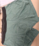 无印良品（MUJI）男式 莱赛尔 前封口 平角内裤 裤头四角裤 烟熏蓝色 1条 XL （180/92A） 实拍图