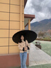爱上雨24骨雨伞长柄男女士家用大号自动加固结实抗风暴雨专用定制直杆伞 全纤维中棒-加大-24骨经典黑 实拍图