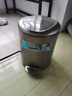 优百纳（UPELLA）脚踏垃圾桶9升带盖不锈钢客厅垃圾筒家用厨房轻奢中号百慕灰 实拍图