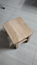莱美汇橡木实木小凳子家用成人矮凳橡木小方凳木板凳椅子小木凳凉板椅 27长23宽27高 实拍图