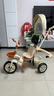 凤凰（Phoenix）儿童三轮车脚踏车可手推宝宝三轮车儿童三轮车可推可骑儿童车三轮 大眼猫丨钛空轮+顶棚+小推把 实拍图