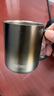 膳魔师（THERMOS）马克杯不锈钢茶杯大容量把手杯商务办公保温咖啡杯毕业礼物TEMC 【镀钛茶漏】日暮金 400ml 实拍图