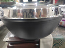 古釜双耳加深大容量铸铁锅无涂层生铁锅家用炒菜锅具电磁炉燃气灶通用 【锅+ 超级可视盖】 30cm 实拍图