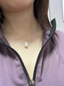 圣雅罗999纯银项链女士款简约小巧福袋吊坠时尚首饰银饰生日礼物送女友 福袋项链 晒单实拍图