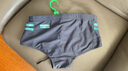 美津浓（MIZUNO）泳裤男士专业训练三角游泳裤男小平角速干抗氯泡温泉泳裤游泳装备 静谧灰 L 【身高165-175体重60-75kg】 实拍图