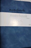 嘉然恒 商务肤感羊巴皮笔记本本子B5加厚大号软皮面记事本笔记本子文具高颜值工作日志会议记录本定制 深蓝色 实拍图