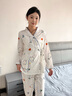 家の时光（Ht-home）夏季薄款月子服孕妇睡衣产妇哺乳衣产后喂奶衣产妇待产家居服套装 【双层纱布 亲肤柔软】小蓝鸭 M码 推荐95-125斤 实拍图