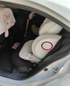 猫头鹰（SAVILE）妙拓大儿童安全座椅3-12岁汽车用便携座椅可折叠ISOFIX接口 妙拓 银白 实拍图