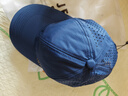 JEEP SPIRIT吉普夏季棒球帽男士运动帽子防晒网帽透气大头围速干帽薄款鸭舌帽 深蓝色 均码（56-59cm）可调节 实拍图