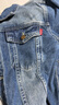 真维斯（JEANSWEST）夹克男2025春夏季舒适时尚简约牛仔外套男翻领男士外套深蓝2XL 实拍图