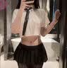 妖儿性感情趣内衣服纯欲校园jk制服诱惑套装超短裙2026新款方便老公吃 实拍图