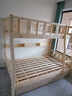 筱环【送货上门包安装】上下床儿童实木床上下铺双层小孩高低子母床 单梯款+书架+双抽+天然椰棕床垫*2 上铺宽100下铺宽120-全实木 实拍图