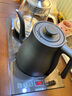越一全自动恒温电热水壶 家电快壶 烧水壶泡茶壶茶具茶台一体K90 1L 太空灰（桶装水配置） 实拍图