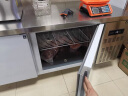 志高（CHIGO）冷藏工作台奶茶店设备全套水吧台不锈钢保鲜平冷操作台冰柜 厨房冰箱商用保鲜工作台 1.5M-0.6M-0.8M双温【-18°|数显】 【不锈钢内层架】店长推荐 实拍图